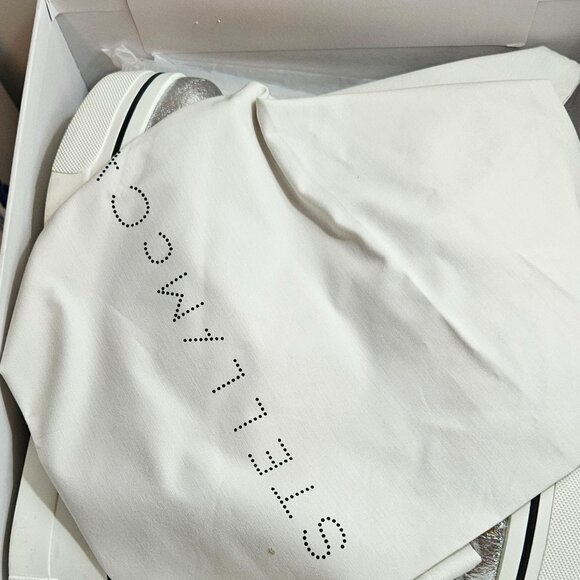 Stella McCartney Silver Loafer Style Shoes - Picture 3 of 9